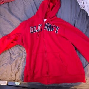 Vintage Red Old Navy Zip-Up